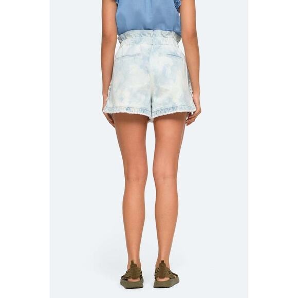 Sea New York Daryl Bleached Denim Shorts Blue Size 8 NWT - Picture 4 of 8